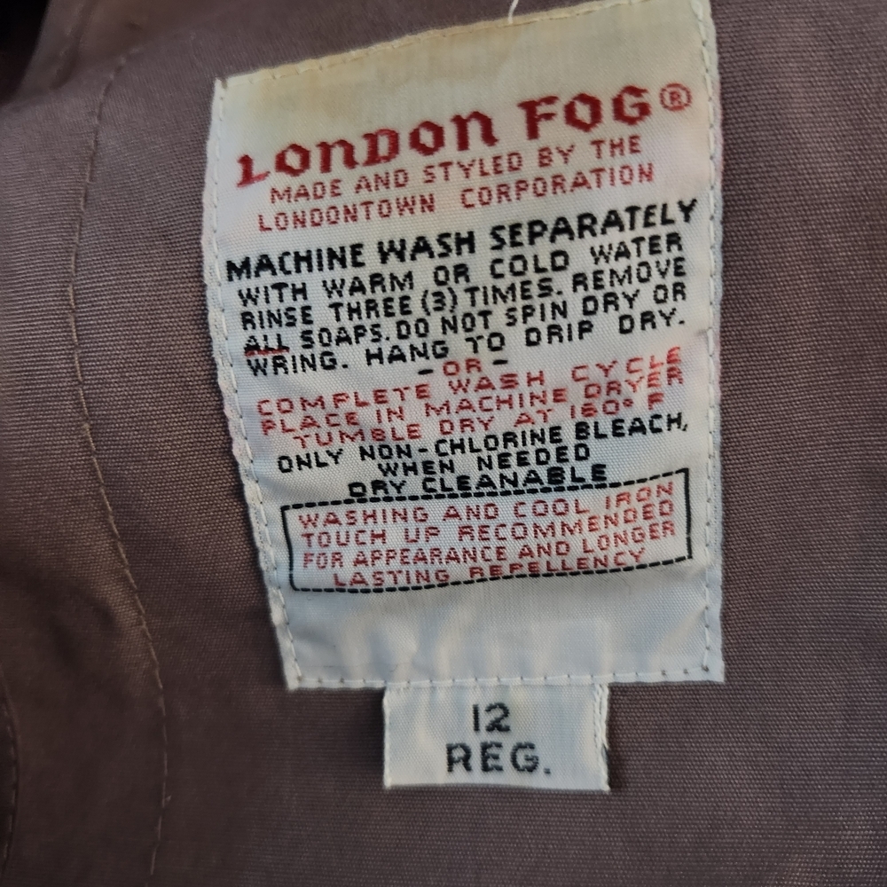 London Fog Taupe Coat - Picture 3 of 15